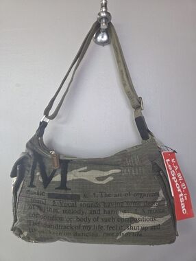 NWT L.A.M.B. Gwen Stefani For Lesportsac Large Backstage Bag Lamb Camo